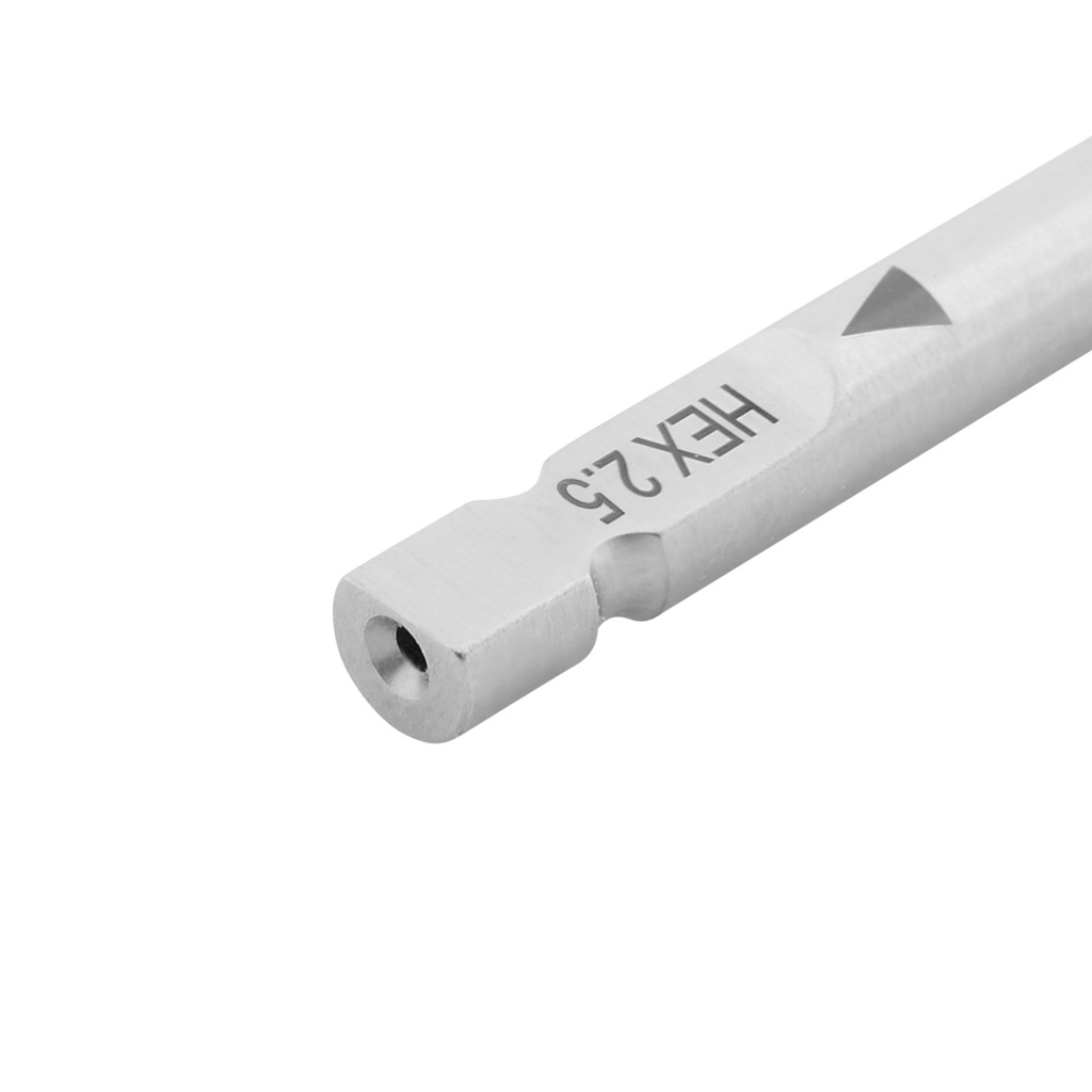 Skruetrækkerklinge, kanuleret, Hex 2,5, AO skaft..